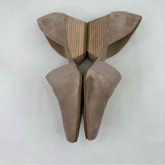 Elegant Tan Women's Wedge Shoes - Picture 6 of 15